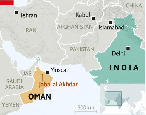 India To Oman Map Linking Arms: India And Oman 2019-03-13 | Espresso